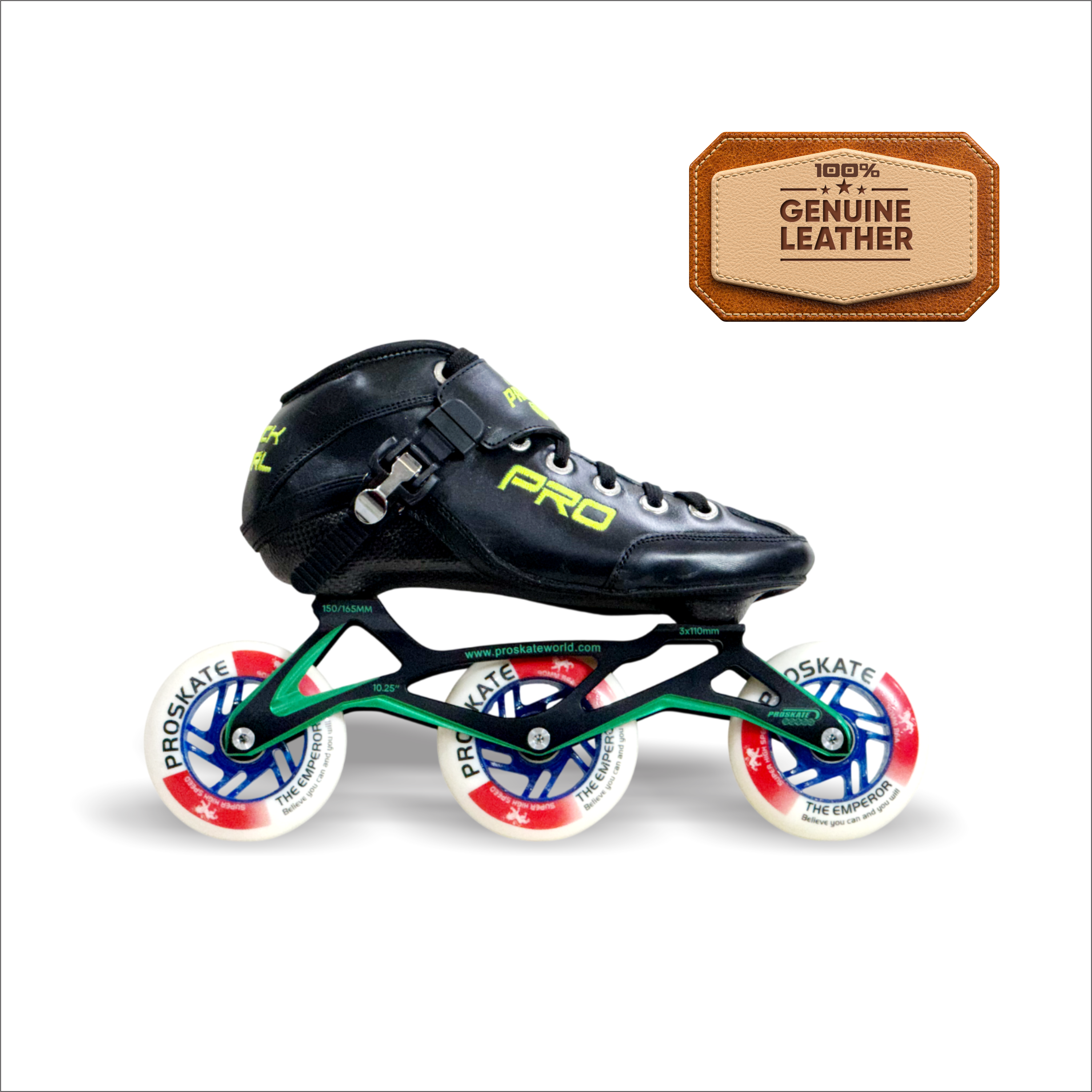 PROSKATE BLACK PEARL 90 X 3 INLINE SKATE