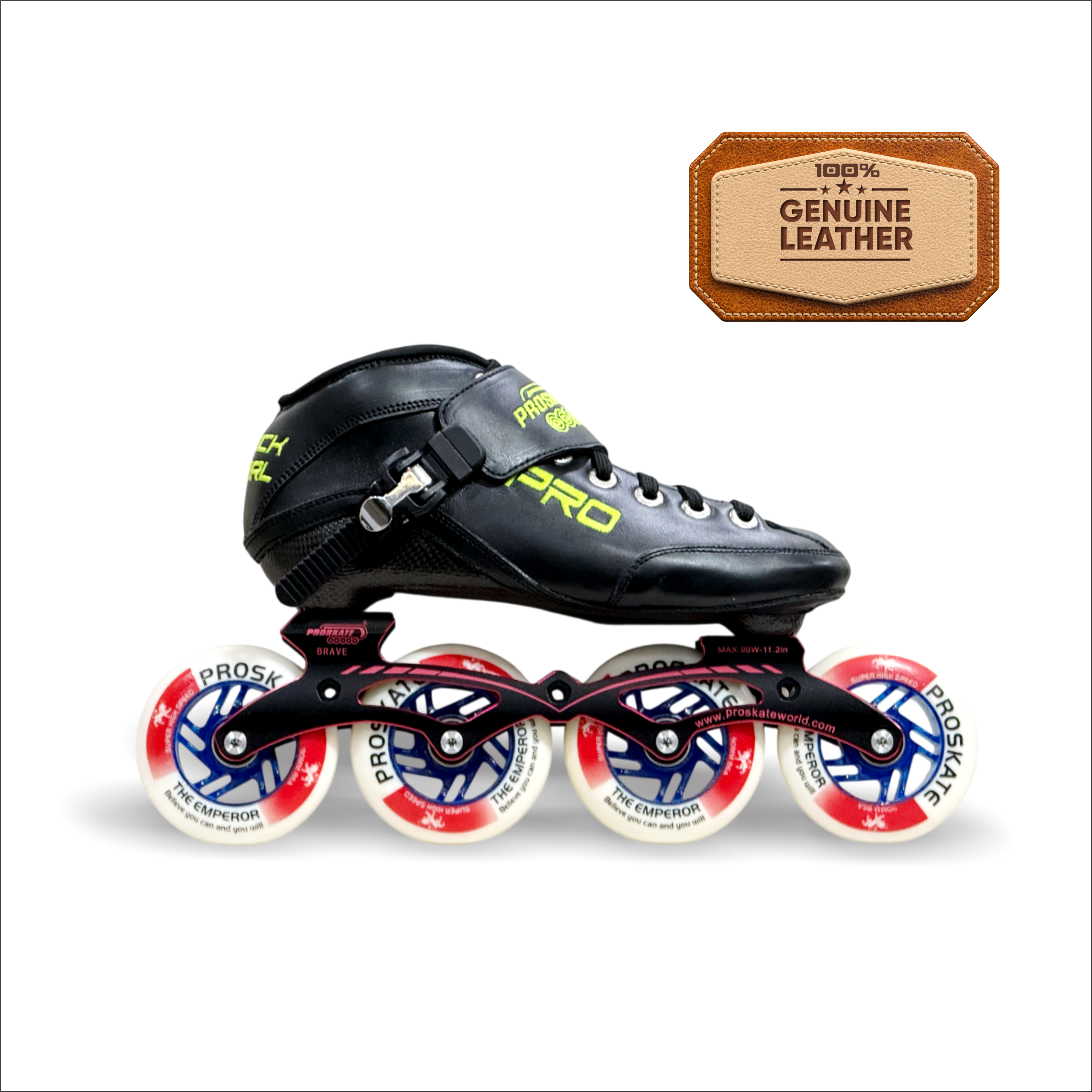 PROSKATE BLACK PEARL 90 X 4 INLINE SKATE