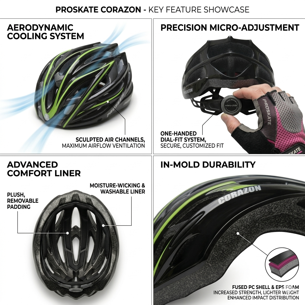 PROSKATE CORAZON SPEED SKATE HELMET