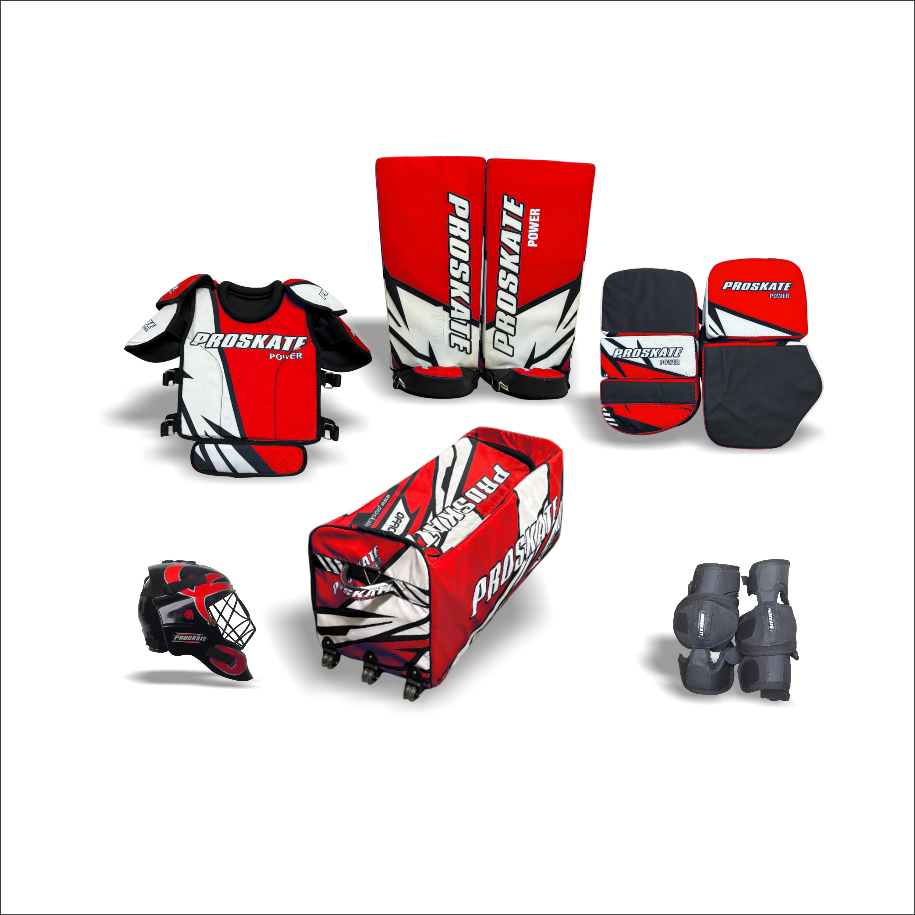 PROSKATE POWER QUAD HOCKEY GOALKEEPER HOCKEY KIT