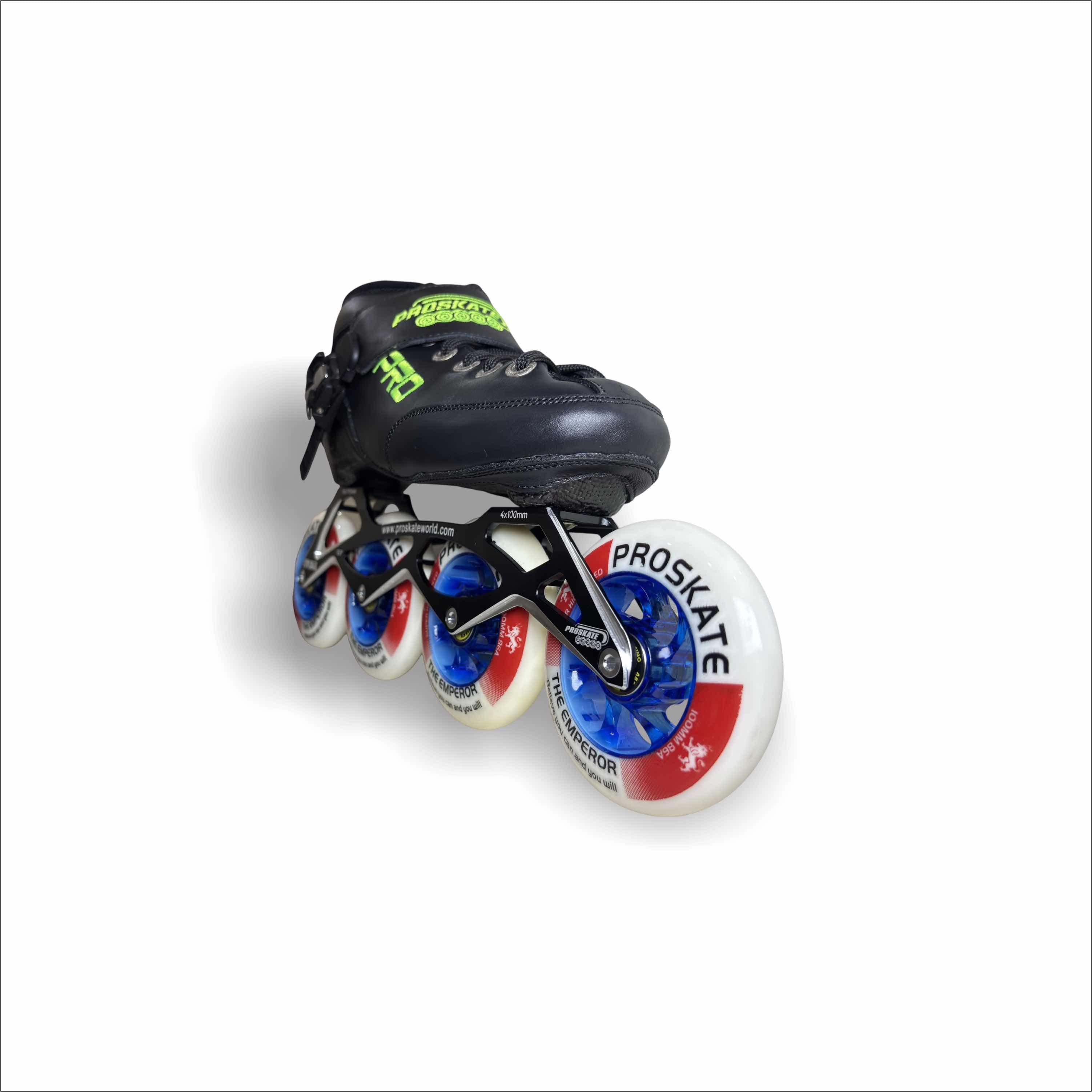 PATIN À ROULETTES EN LIGNE PROSKATE BLACK PEARL 100 X 4
