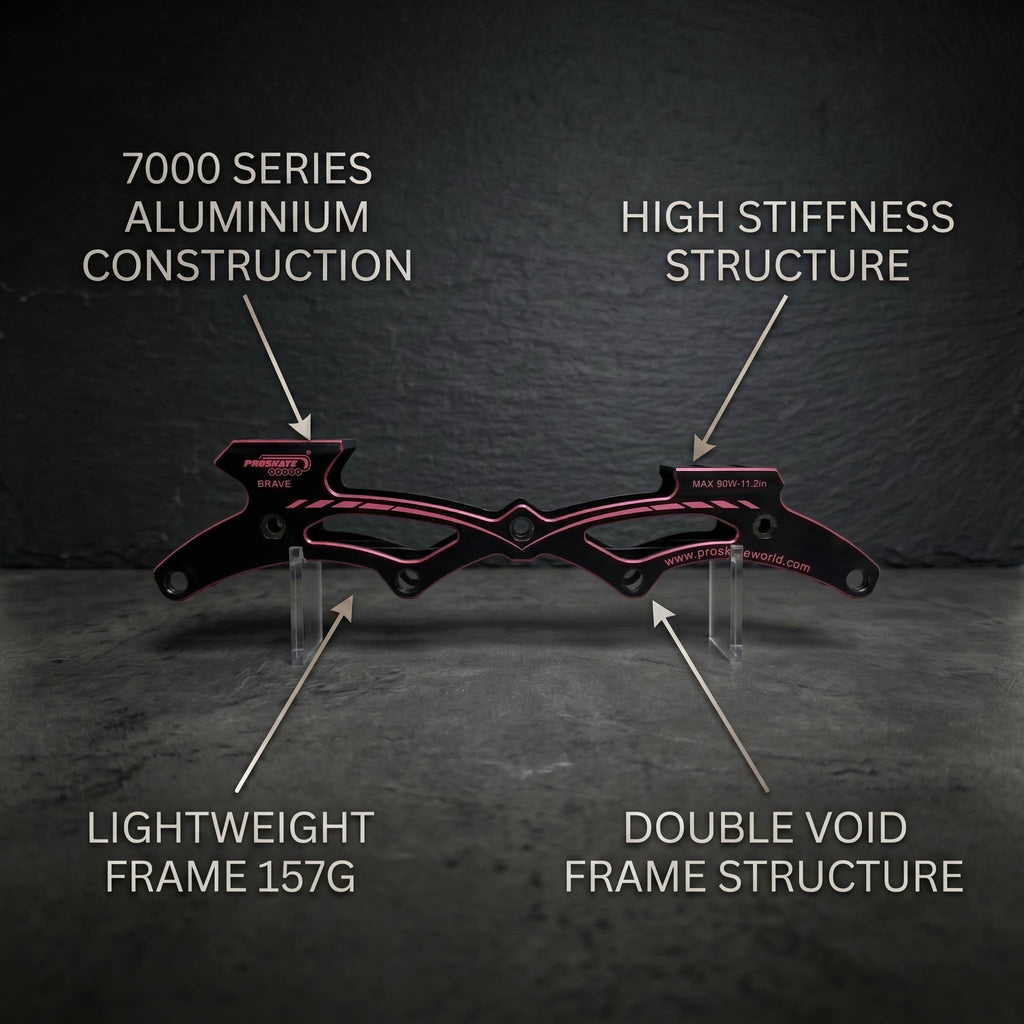 PROSKATE BRAVE 4x90mm Inline Speed Skate Frame