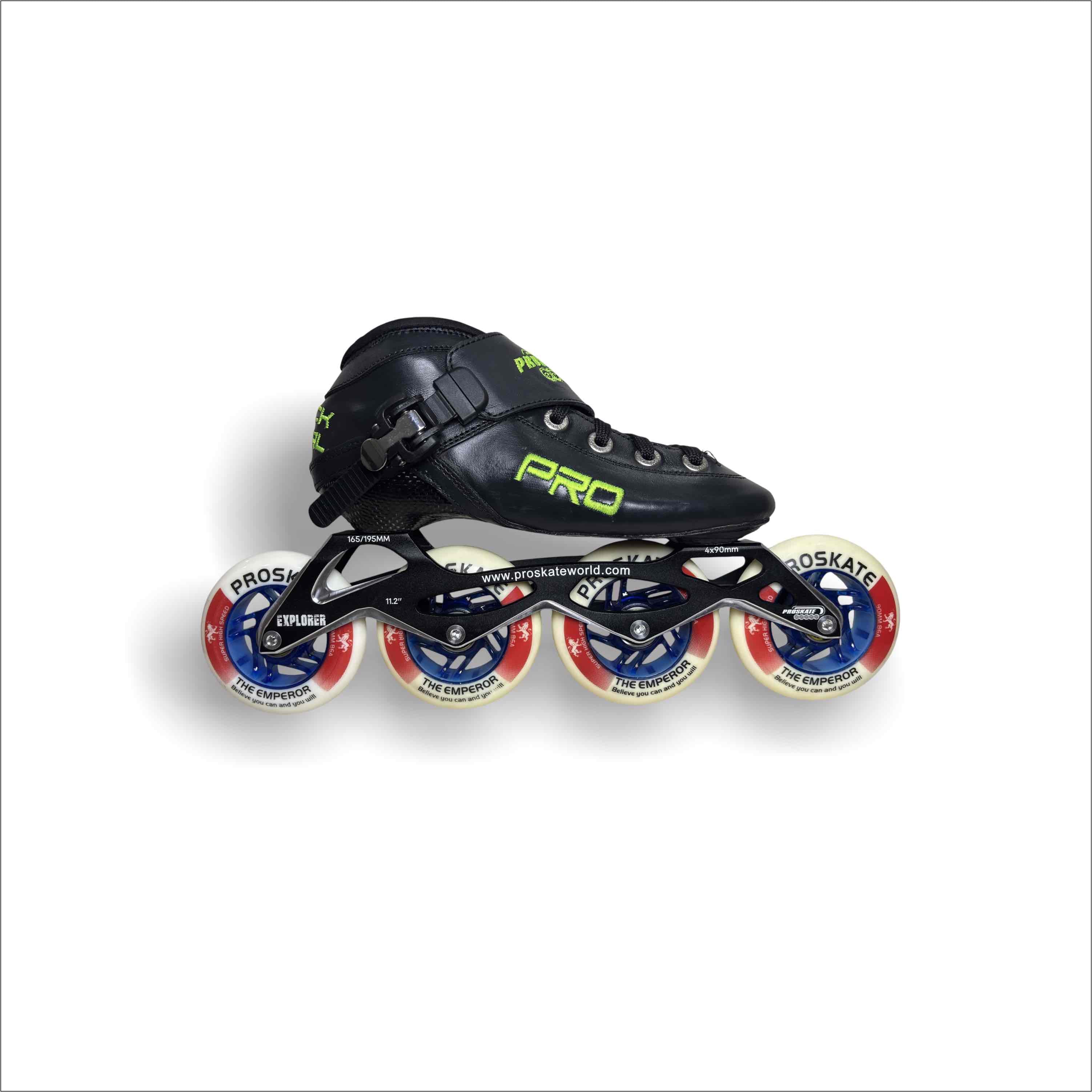 PROSKATE BLACK PEARL EXPLORER 4x90mm Inline Speed Skate
