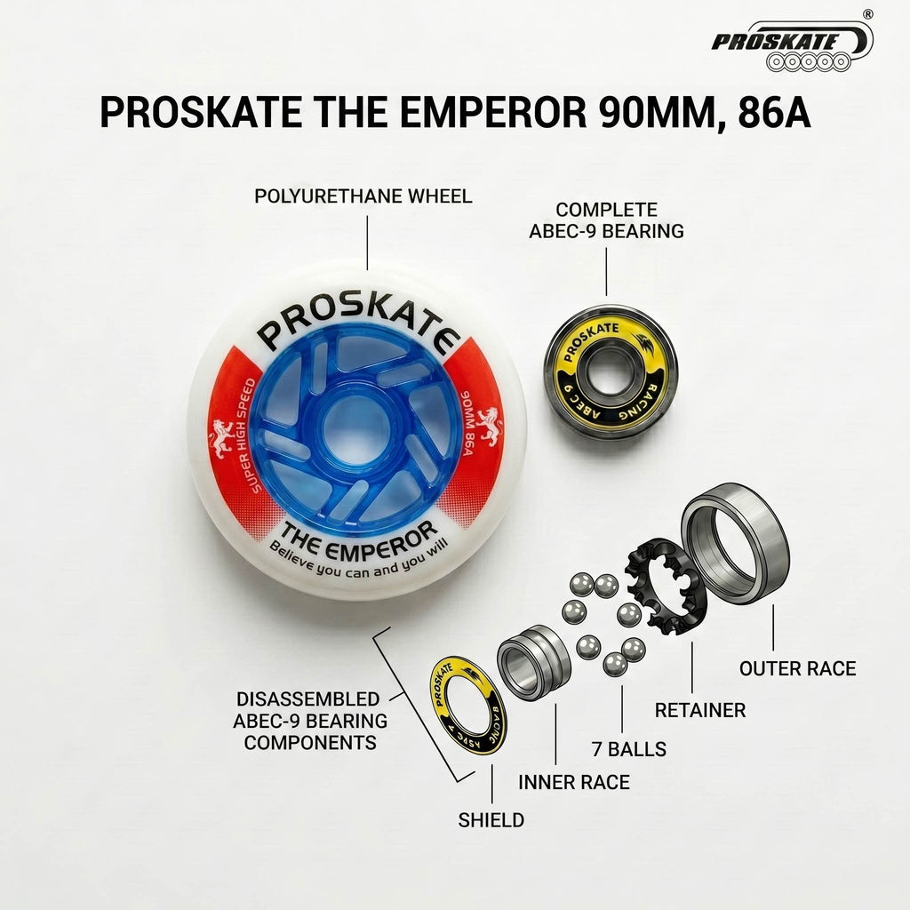 PROSKATE ELECTRON 3x90mm Inline Speed Skate