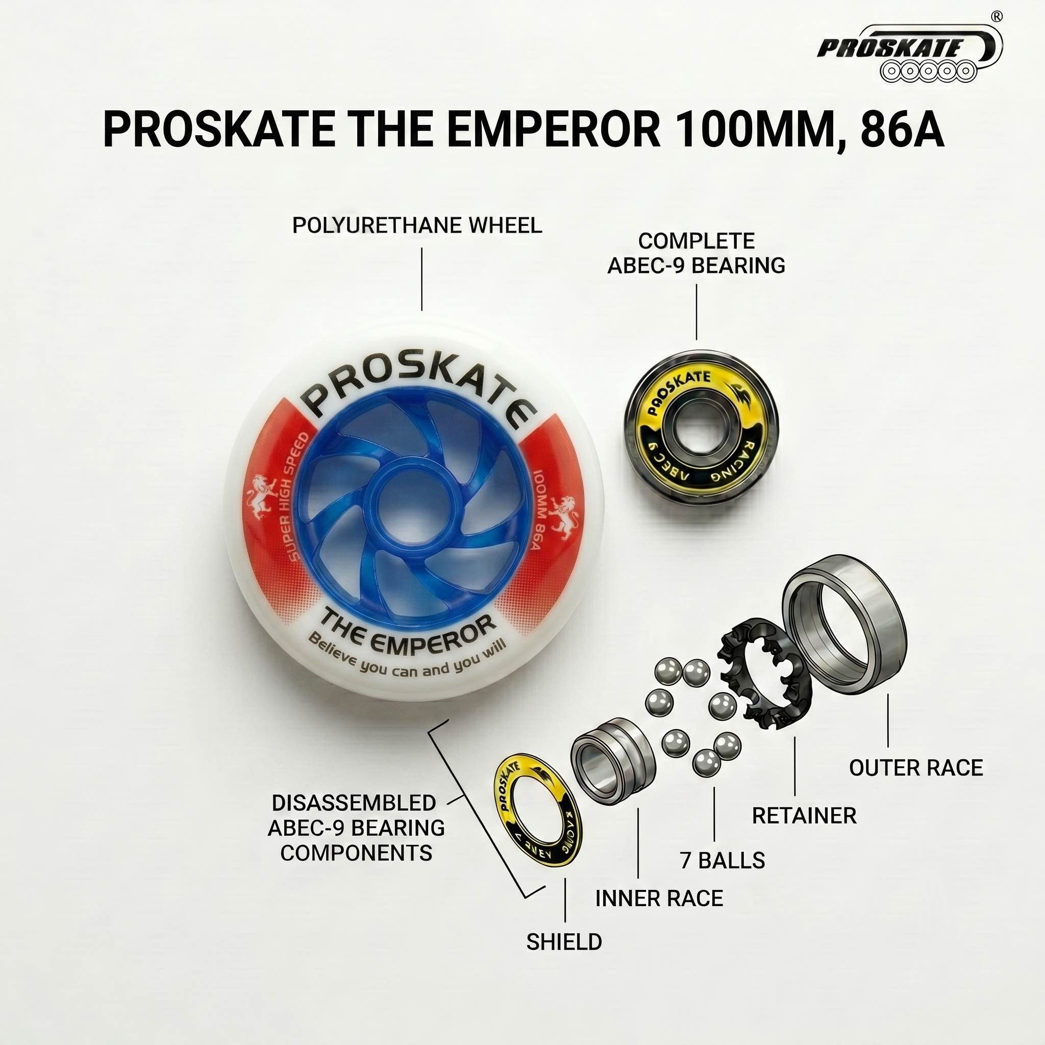 PROSKATE HI-LO INLINE SKATE