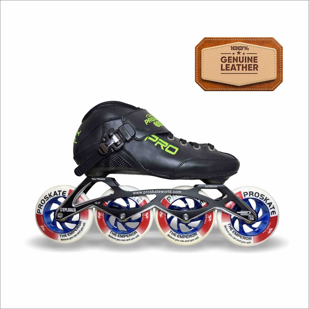 PROSKATE BLACK PEARL EXPLORER 4x100mm Inline Speed Skate
