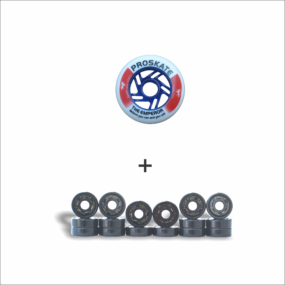 PROSKATE EMPEROR 90mm Inline Skate Wheel With Bearing