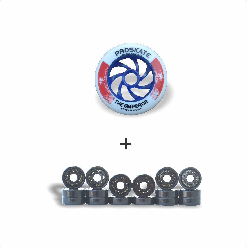 PROSKATE EMPEROR 110mm Inline Skate Wheel With Bearing