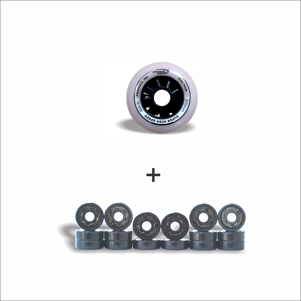 PROSKATE CR2 90mm Inline Skate Wheel With Bearing