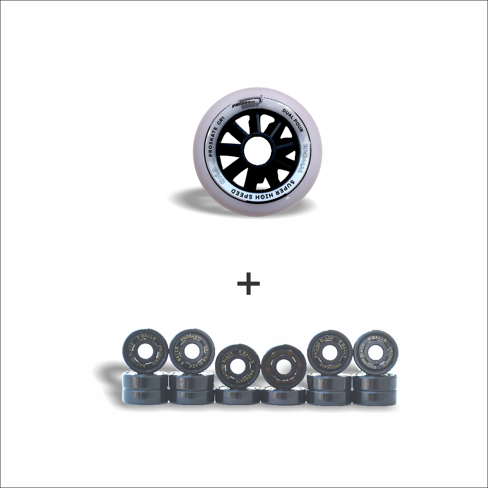 PROSKATE CR1 100mm Inline Skate Wheel With Bearing