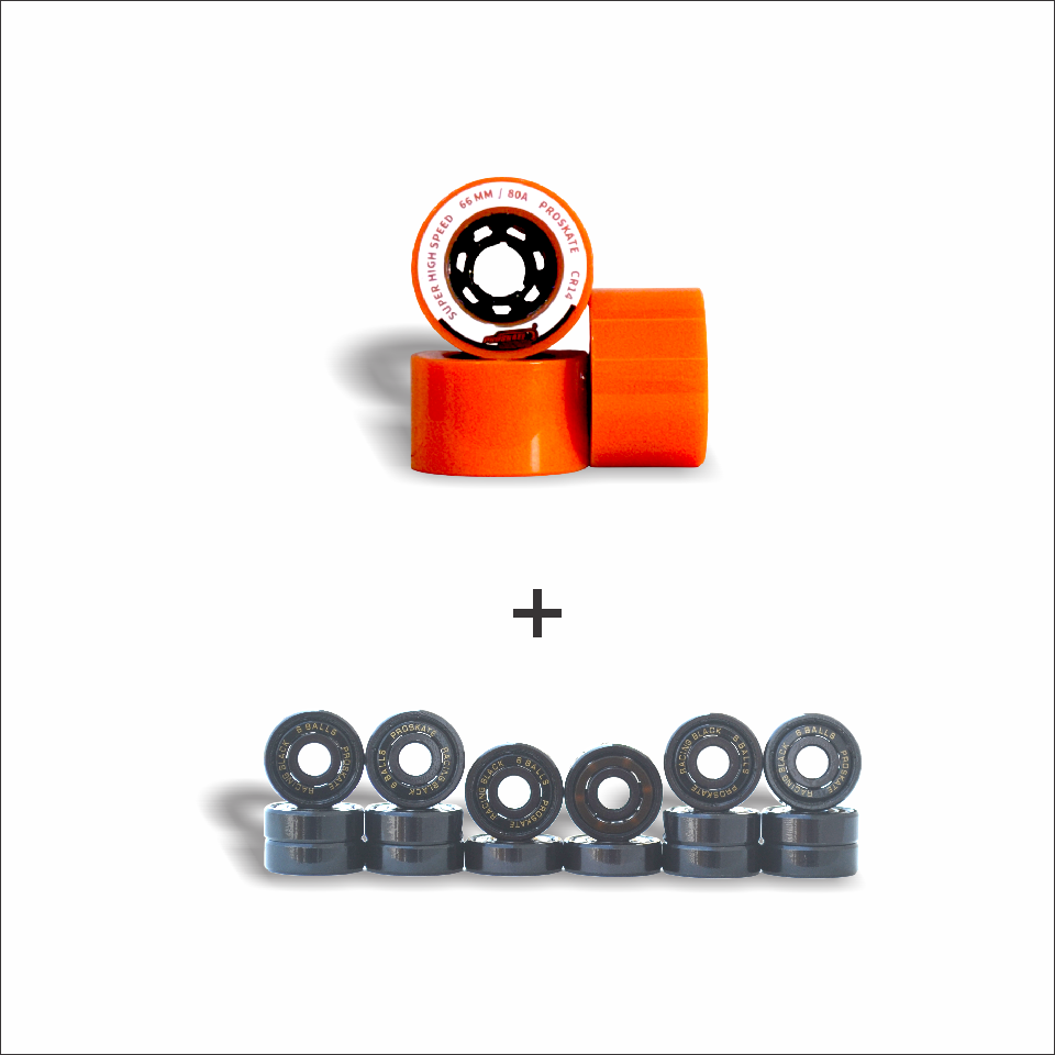 PROSKATE CR14 66mm Road Skate Wheel With Bearing