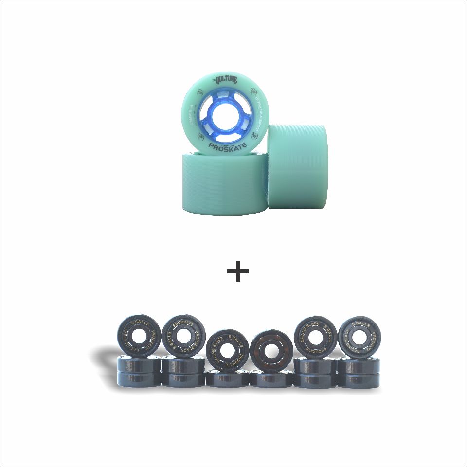 PROSKATE VULTURE 63mm Rink Skate Wheel With Bearing