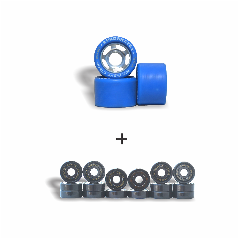 PROSKATE WORLD CHAMPION 62mm Rink Skate Wheel With Bearing