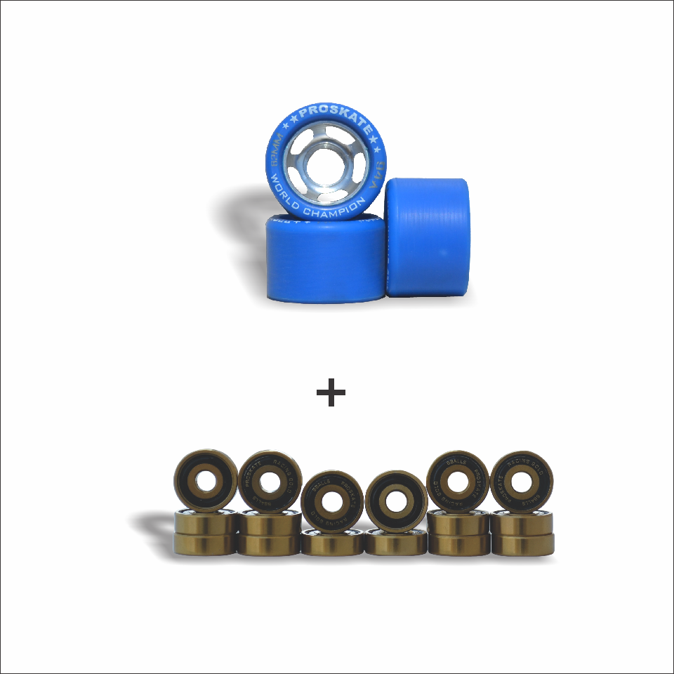 PROSKATE WORLD CHAMPION 62mm Rink Skate Wheel With Bearing